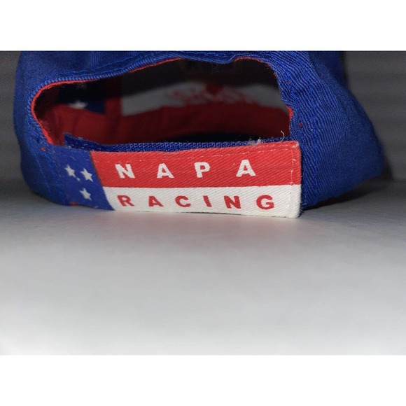 Napa Racing #15 Michael Waltrip Nascar Hat Cap Red White Blue Flag Strapback. - Picture 5 of 8